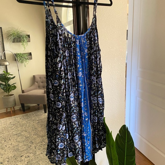 Blue Patterned Dress - Picture 2 of 2